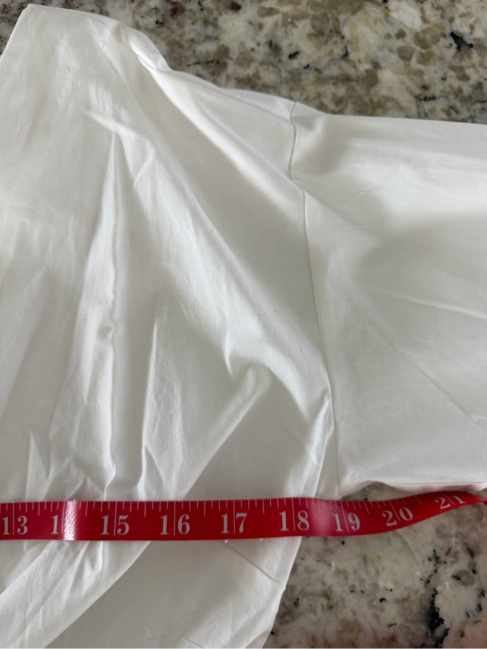 J.Crew White Cotton Poplin Faux Wrap Peplum Blouse Puff Sleeve Size 8 - Picture 7 of 8